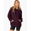 imageANRABESS Women Hoodies Long Sleeve Loose Fit Fleece Hooded Sweatshirts Drawstring Pullover Top With Pockets 2025 Fall OutfitsPurple