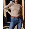 imageANRABESS Women Long Sleeve Shirts Ribbed Knit Slim Fitted Tops Casual Basic Tight Tee TShirts 2025 Fall Underscrubs LayerCamel