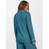imageANRABESS Women Pajama Lounge Sets 2025 Fall 2 Piece Outfits Ribbed Long Sleeve Matching PJ Set Sleepwear LoungewearTeal