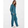 imageANRABESS Women Pajama Lounge Sets 2025 Fall 2 Piece Outfits Ribbed Long Sleeve Matching PJ Set Sleepwear LoungewearTeal