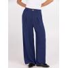 imageANRABESS Women Wide Leg Dress Pants Lightweight High Waisted Business Casual Trousers Dressy Office Work Palazzo Pants SlacksDeep Blue