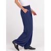 imageANRABESS Women Wide Leg Dress Pants Lightweight High Waisted Business Casual Trousers Dressy Office Work Palazzo Pants SlacksDeep Blue