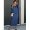 imageANRABESS Womens 2 Piece Outfits Sweater Skirt Sets Casual Long Sleeve V Neck Ribbed Knit Tops Midi Dress 2025 Fall FashionBlue