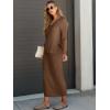 imageANRABESS Womens 2 Piece Outfits Sweater Skirt Sets Casual Long Sleeve V Neck Ribbed Knit Tops Midi Dress 2025 Fall FashionBrown
