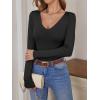 imageANRABESS Womens Fitted Sweaters 2025 Fall Long Sleeve V Neck Basic Tops Lightweight Knitted Slim Dressy Casual Work ShirtsBlack