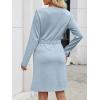 imageANRABESS Womens Long Sleeve Dress 2025 Fall Casual Elastic Waist Short Mini T Shirt Dresses with Pockets Travel OutfitsLight Blue