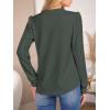 imageANRABESS Womens Long Sleeve Henley Tops Waffle Knit Tunics Shirts Dressy Casual Blouses Cute TShirts 2025 Fall OutfitArmy Green