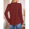 imageANRABESS Womens Long Sleeve Henley Tops Waffle Knit Tunics Shirts Dressy Casual Blouses Cute TShirts 2025 Fall OutfitBirck Red