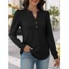 imageANRABESS Womens Long Sleeve Henley Tops Waffle Knit Tunics Shirts Dressy Casual Blouses Cute TShirts 2025 Fall OutfitBlack