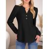 imageANRABESS Womens Long Sleeve Henley Tops Waffle Knit Tunics Shirts Dressy Casual Blouses Cute TShirts 2025 Fall OutfitBlack
