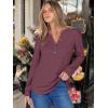 imageANRABESS Womens Long Sleeve Henley Tops Waffle Knit Tunics Shirts Dressy Casual Blouses Cute TShirts 2025 Fall OutfitMauve