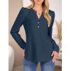 imageANRABESS Womens Long Sleeve Henley Tops Waffle Knit Tunics Shirts Dressy Casual Blouses Cute TShirts 2025 Fall OutfitNavy Blue