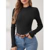 imageANRABESS Womens Long Sleeve Mock Neck Lightweight Sweater Rib Knit Slim Fit 2025 Fall Winter Casual Basic Pullover TopsBlack