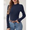 imageANRABESS Womens Long Sleeve Mock Neck Lightweight Sweater Rib Knit Slim Fit 2025 Fall Winter Casual Basic Pullover TopsNavy Blue