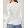 imageANRABESS Womens Long Sleeve Mock Neck Lightweight Sweater Rib Knit Slim Fit 2025 Fall Winter Casual Basic Pullover TopsWhite