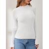 imageANRABESS Womens Long Sleeve Mock Neck Lightweight Sweater Rib Knit Slim Fit 2025 Fall Winter Casual Basic Pullover TopsWhite