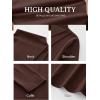 imageANRABESS Womens Long Sleeve Mock Neck Shirts Fitted Dressy Casual Blouse 2025 Fall Office Work Thermal TopsRed Brown