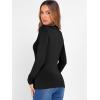 imageANRABESS Womens Long Sleeve Mock Neck Tops Slim Fitted Basic Layer Office Work Shirts 2025 Fall Outfits Y2K ClothesBlack