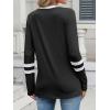 imageANRABESS Womens Long Sleeve Shirts V Neck Color Block Basic Tshirt 2025 Fall Casual Striped Tee Tunics Tops Trendy OutfitsBlack