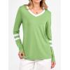 imageANRABESS Womens Long Sleeve Shirts V Neck Color Block Basic Tshirt 2025 Fall Casual Striped Tee Tunics Tops Trendy OutfitsGreen