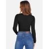 imageANRABESS Womens Long Sleeve Square Neck Crop Top Ribbed Slim Fitted Basic Tee Layer Y2K Shirts Fall Fashion Outfits 2025Black