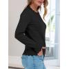 imageANRABESS Womens Long Sleeve Sweaters Loose Fit Lightweight Scalloped Knit Soft Dressy Pullover Tops 2025 Fall Casual OutfitsBlack