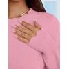 imageANRABESS Womens Long Sleeve Sweaters Loose Fit Lightweight Scalloped Knit Soft Dressy Pullover Tops 2025 Fall Casual OutfitsCoral Pink