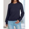 imageANRABESS Womens Long Sleeve Sweaters Loose Fit Lightweight Scalloped Knit Soft Dressy Pullover Tops 2025 Fall Casual OutfitsNavy Blue