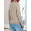 imageANRABESS Womens Long Sleeve Sweaters Loose Fit Lightweight Scalloped Knit Soft Dressy Pullover Tops 2025 Fall Casual OutfitsTan