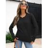 imageANRABESS Womens Long Sleeve Sweaters Wool Blend Crew Neck Hollow Out Business Casual Work Tops 2025 Fall OutfitsBlack