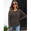 imageANRABESS Womens Long Sleeve Sweaters Wool Blend Crew Neck Hollow Out Business Casual Work Tops 2025 Fall OutfitsDark Taupe