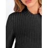 imageANRABESS Womens Long Sleeve Tops Mock Neck Ribbed Knit Slim Fit Pleated Basic T Shirts Lightweight Sweater Going Out ClothesBlack