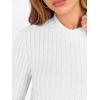 imageANRABESS Womens Long Sleeve Tops Mock Neck Ribbed Knit Slim Fit Pleated Basic T Shirts Lightweight Sweater Going Out ClothesWhite