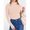 imageANRABESS Womens Long Sleeve Turtleneck Shirts Casual Ribbed Basic Tee Slim Soft Thermal Tops 2025 Fall Going Out ClothesApricot
