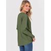 imageANRABESS Womens Oversized Batwing Sleeve Sweaters Crewneck Casual Fall Knit Loose Pullover Tops 2025 Work Winter OutfitsArmy Green
