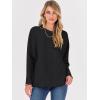imageANRABESS Womens Oversized Batwing Sleeve Sweaters Crewneck Casual Fall Knit Loose Pullover Tops 2025 Work Winter OutfitsBlack