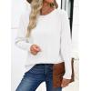 imageANRABESS Womens Oversized Batwing Sleeve Sweaters Crewneck Casual Fall Knit Loose Pullover Tops 2025 Work Winter OutfitsWhite