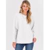 imageANRABESS Womens Oversized Batwing Sleeve Sweaters Crewneck Casual Fall Knit Loose Pullover Tops 2025 Work Winter OutfitsWhite