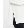 imageANRABESS Womens Oversized Long Sleeve Shirts Ribbed Knit Tunic Tops Side Spilt Casual 2025 Fall OutfitsWhite