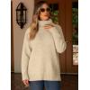 imageANRABESS Womens Oversized Turtleneck Sweaters Casual Fall Long Sleeve Knit Spilt Hem Tunic Pullover Tops 2025 Winter OutfitsApricot