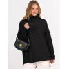 imageANRABESS Womens Oversized Turtleneck Sweaters Casual Fall Long Sleeve Knit Spilt Hem Tunic Pullover Tops 2025 Winter OutfitsBlack