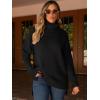 imageANRABESS Womens Oversized Turtleneck Sweaters Casual Fall Long Sleeve Knit Spilt Hem Tunic Pullover Tops 2025 Winter OutfitsBlack