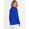 imageANRABESS Womens Polo V Neck Long Sleeve Sweaters Lightweight Dressy Casual Business Basic Knit Pullover Top 2025 Fall OutfitsRoyal Blue
