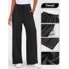 imageANRABESS Womens Sweatpants Wide Leg Casual Loose Baggy Lounge Travel Pants 2025 Fall Drawstring Joggers with PocketsBlack