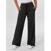 imageANRABESS Womens Sweatpants Wide Leg Casual Loose Baggy Lounge Travel Pants 2025 Fall Drawstring Joggers with PocketsBlack