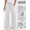imageANRABESS Womens Sweatpants Wide Leg Casual Loose Baggy Lounge Travel Pants 2025 Fall Drawstring Joggers with PocketsLight Grey