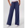 imageANRABESS Womens Sweatpants Wide Leg Casual Loose Baggy Lounge Travel Pants 2025 Fall Drawstring Joggers with PocketsNavy Blue