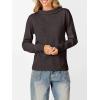 imageANRABESS Womens Turtleneck Long Sleeve Lightweight Casual Fall Sweaters 2025Deep Taupe