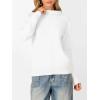 imageANRABESS Womens Turtleneck Long Sleeve Lightweight Casual Fall Sweaters 2025White