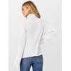 imageANRABESS Womens Turtleneck Sweater 2025 Long Sleeve Ribbed Chunky Knit Fall Pullover Sweater TopWhite